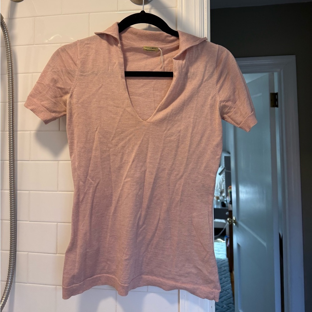 Cute Knit Pink Top